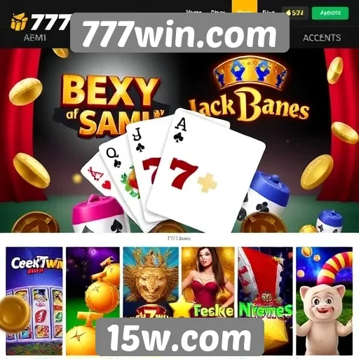 Variedade de jogos disponíveis no site 777win.com
